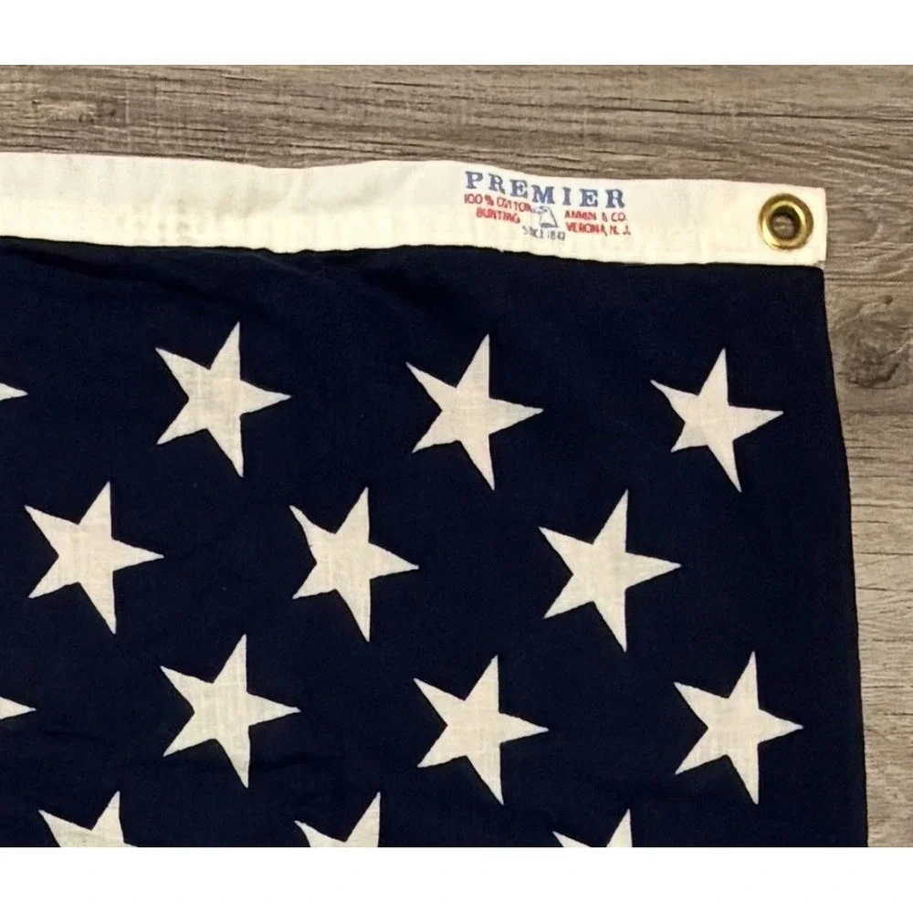 US Flag 50 Star Cotton 35x58